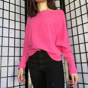 Pink knit sweater